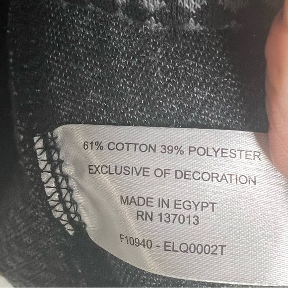 Eddie Bauer Black Gray Check Half Zip Long Sleeve Athleisure Pullover Size M - Picture 11 of 11